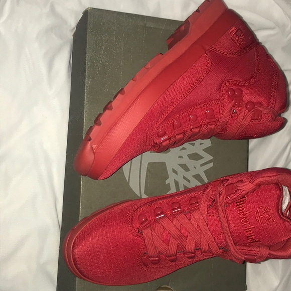 red timberland euro hiker